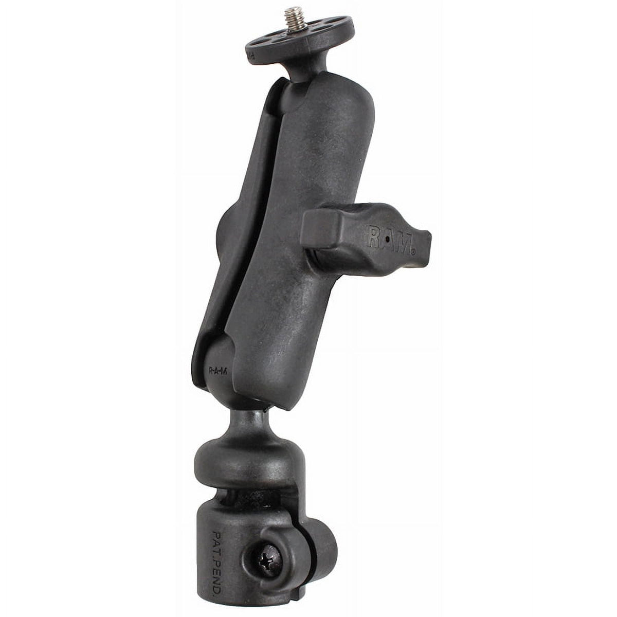 pole adapter) 1" threaded base kit Mounting with - camera high-strength - Tele-Mount - RAM pole, ball, rubber, (telescopic composite mount