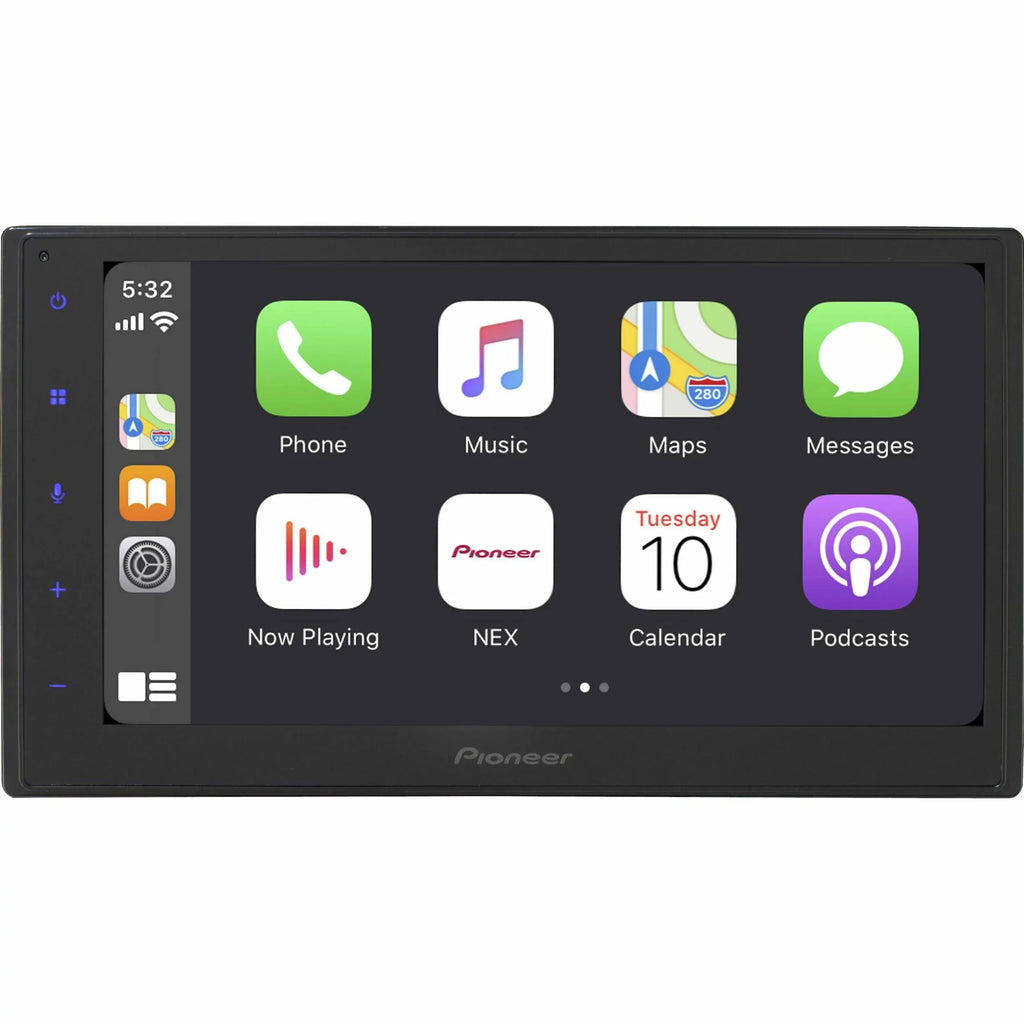 Touchscreen, (Refurbished) Capacitive 6.8" Receiver and Bluetooth Glass Premium Digital Ready Restored Back-Up Media Pioneer DMH1770 Camera