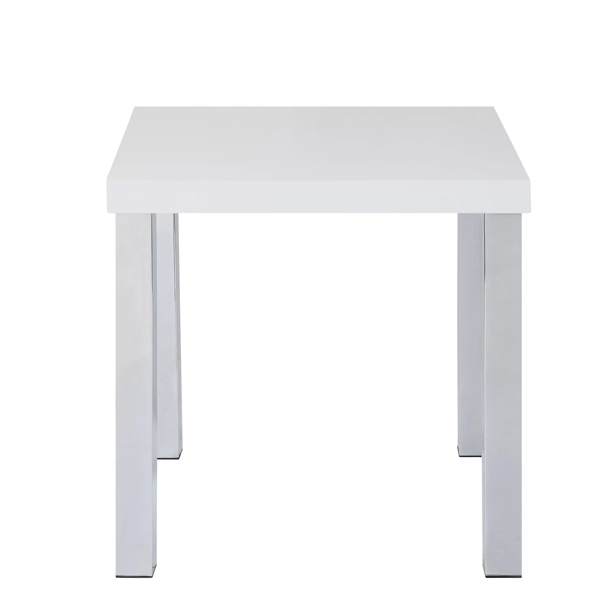 Gloss Chrome High White & Harta ACME End 82332 Table,
