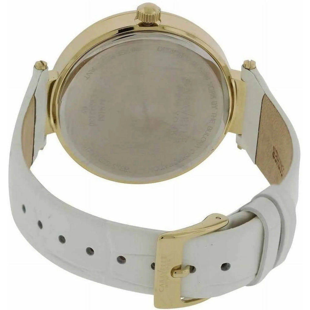 Leather 44N104 Caravelle York New Women's Watch,