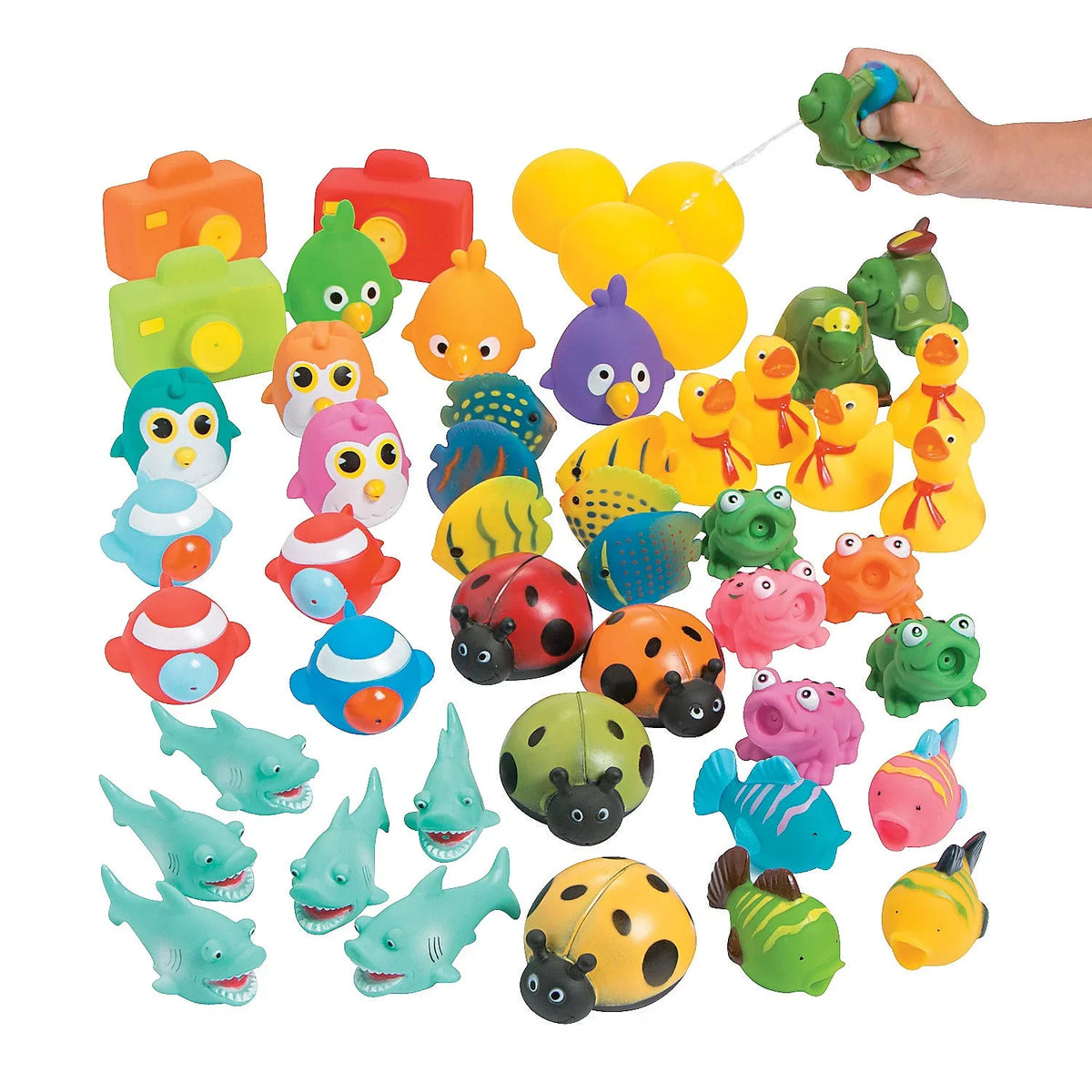 Vinyl Assortment - Toys - Squirt 50 (50Pc) Pieces