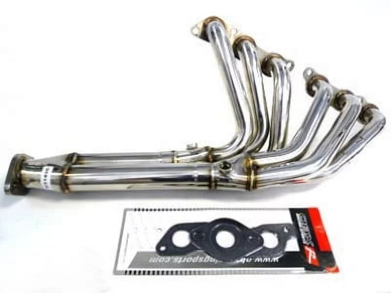 Long to OBX-RS 93 Toyota 3.0L Steel By For 2JZGE 97 Stainless Supra Header Tube