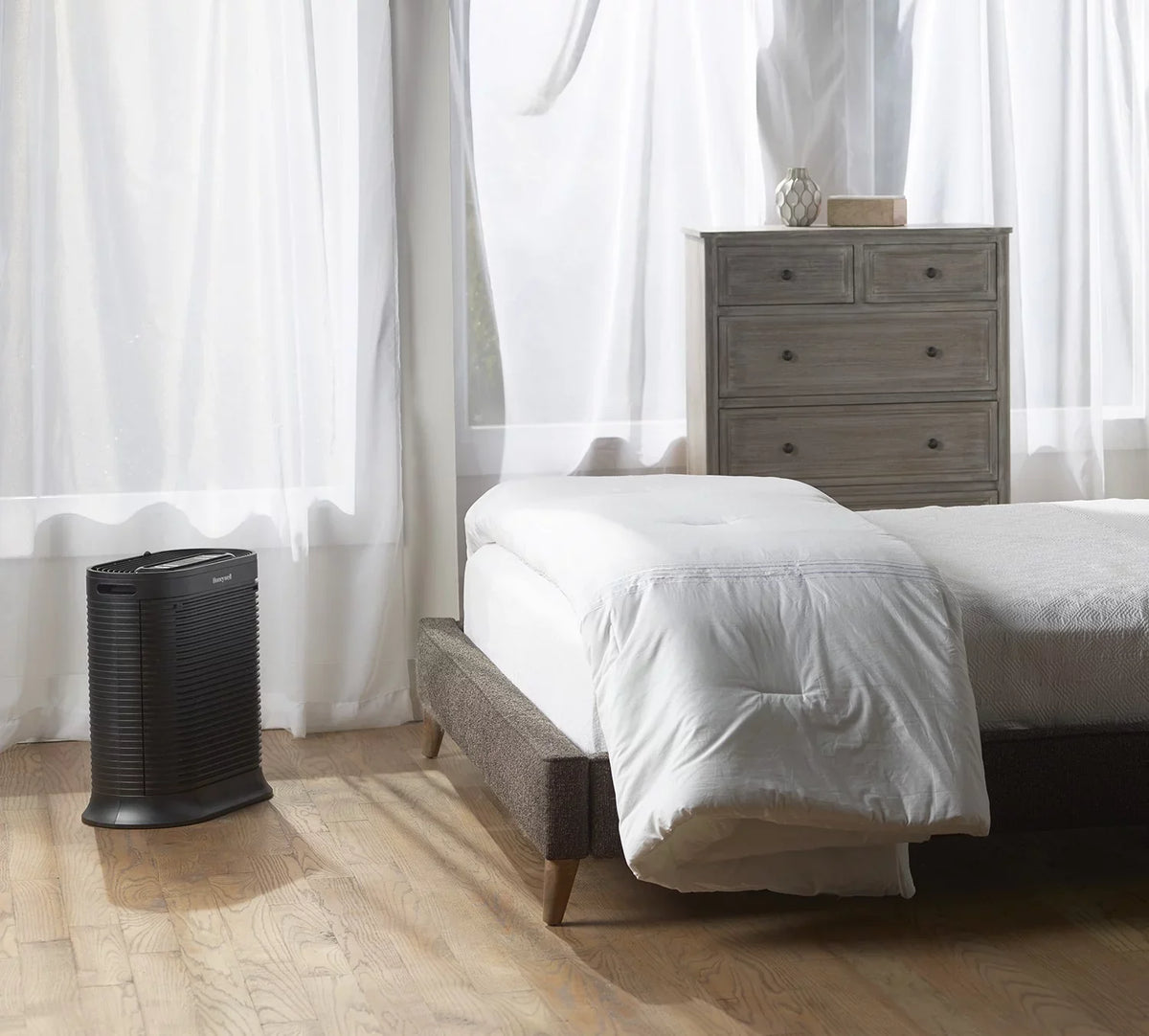 Black, HPA250B Rooms HEPA for Purifier Air Honeywell Bluetooth (310 sq Large ft),