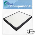 Blueair Blueair 200 Filter Air Purifier with Air - & 205 Replacement 300 Filter Compatible 3-Pack for