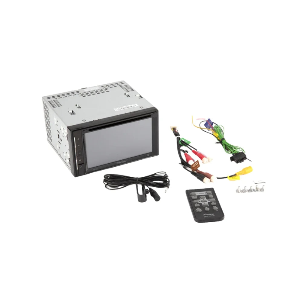 Grand Installation Pioneer Pontiac and / Bluetooth for AM 2001-2005 KIT2416 Stereo Camera, Mounting Kit Bundle Din Backup Multimedia - Double with Dash Kit Car Touchscreen, DVD
