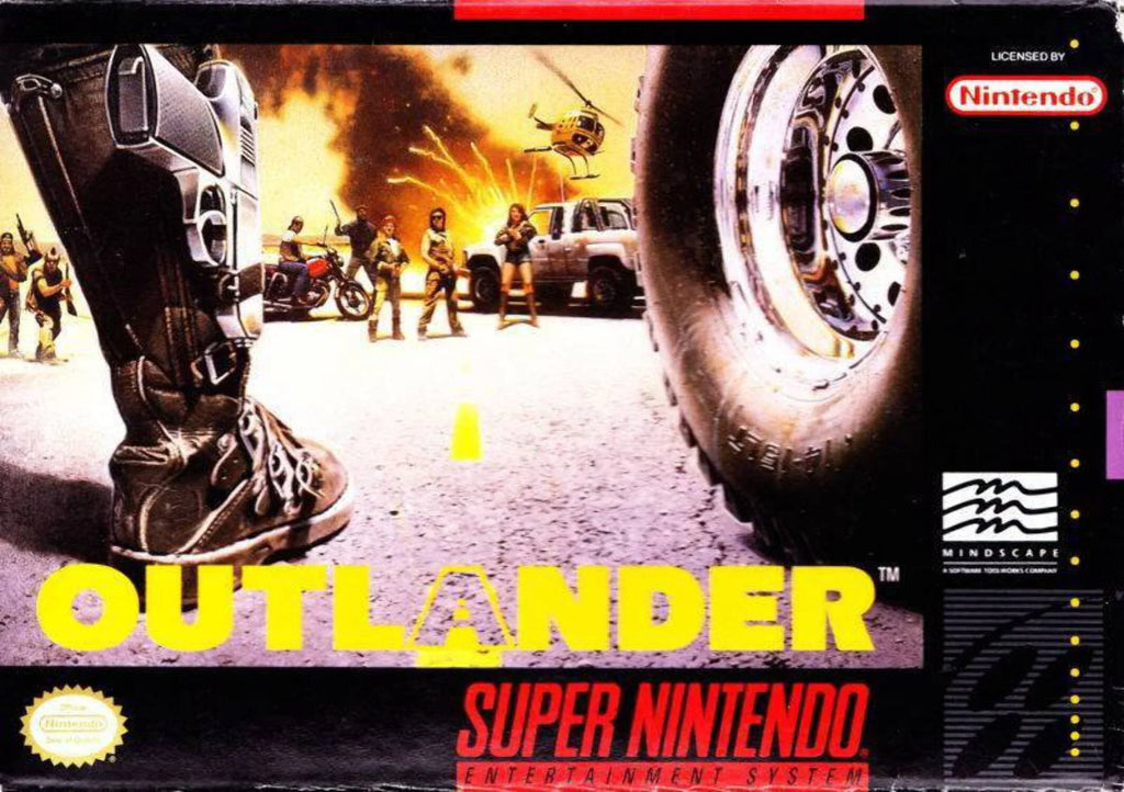 Super OutlAnder Cartridge - NTSC/PAL - Ent. setup SNES 1993 Nintendo