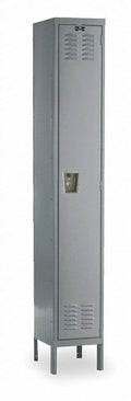 Wardrobe Locker,Lvrd,1 1 Tier,Gray Wide, Hallowell U1588-1A-HG