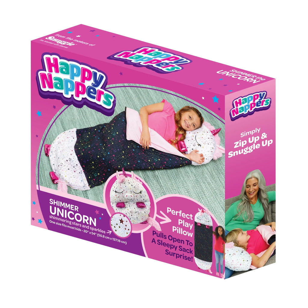 Sleeping and One, Plush Happy in Pillow Toy Nappers Unicorn Sack