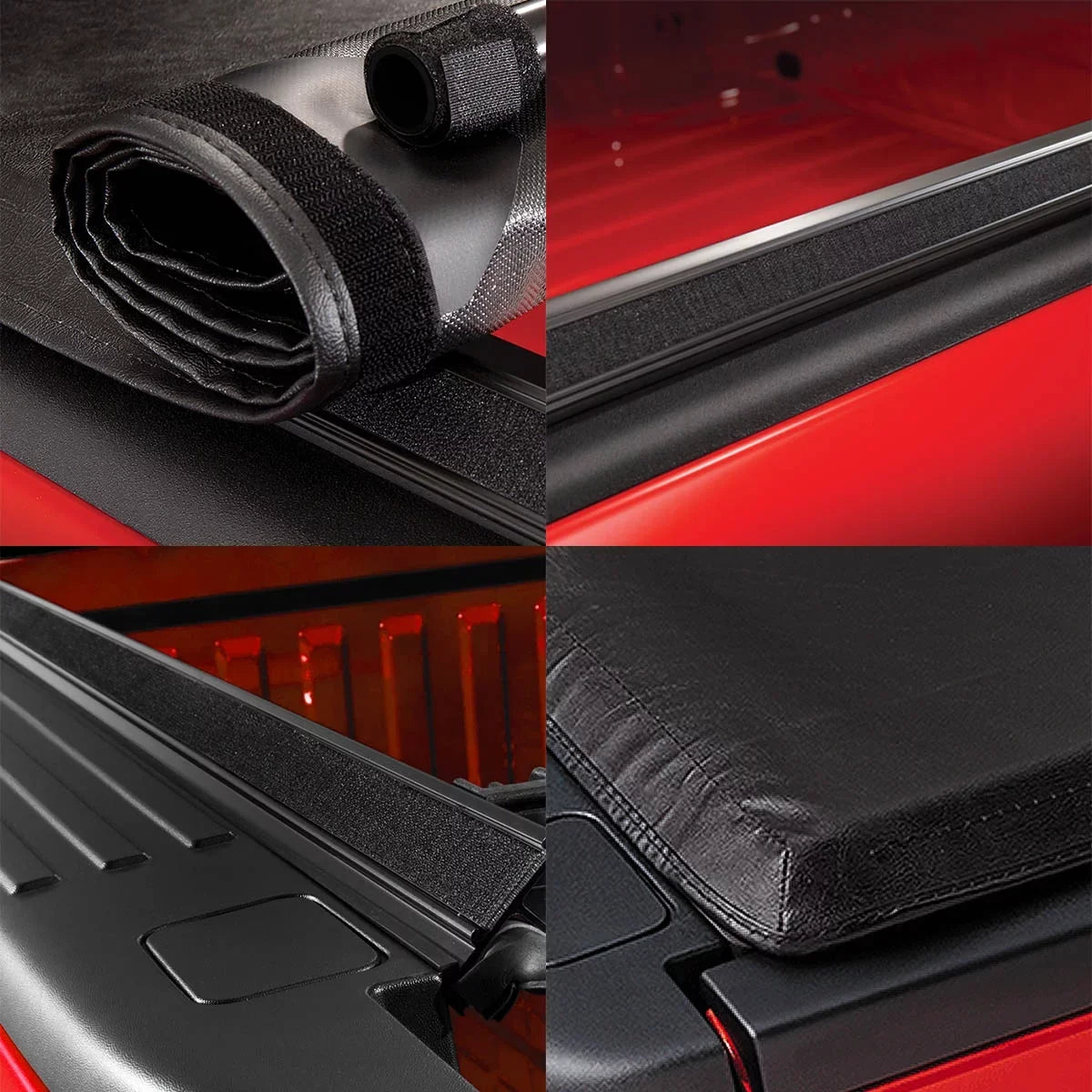 Ram Dodge Drive 02-18 Auto Roll Cover 1500 Soft Tonneau 6.5Ft Bed Truck Bed up Fits