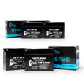 for 4-Pack Free, Replacement 2004 Battery Activated, Factory Yamaha 2.3Ah, Battery SR400 UB-YT4B-BS 12V, Maintenance UpStart - Motorcycle 400CC