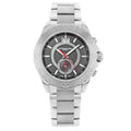 Watch Steel RW Dial 8600-ST-20001 Chronograph Raymond Sport Mens Weil Black