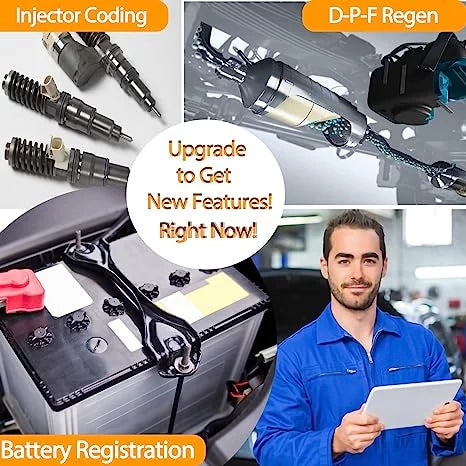 Throttle Reader ABS Scanner SAS Reset Automotive Car Oil Coding 8 OBDII Diagnostic Calibration DPF Elite Scanner BMS AutoVIN Reset setup OBD2 Tool All NT624 Code EPB Foxwell Bleeding Injector Scan