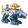 Figures Ranger Wolf Silver Power Heroes 2-Pack Zord and Rangers Playskool
