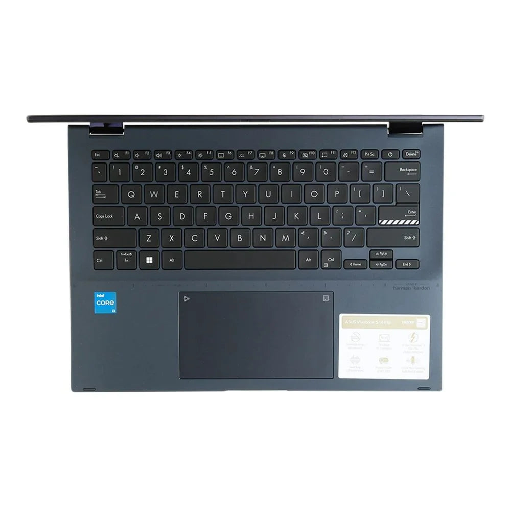 Gen State Vivobook 1220P Home Solid 1.1GHz 2-in-1 Processor Quiet i3 Intel Drive Blue RAM S Intel Graphics Laptop DDR4 14" Core BT TP3402ZA-OS34T 256GB 11 WiFi 12th UHD Computer Flip 8GB Windows