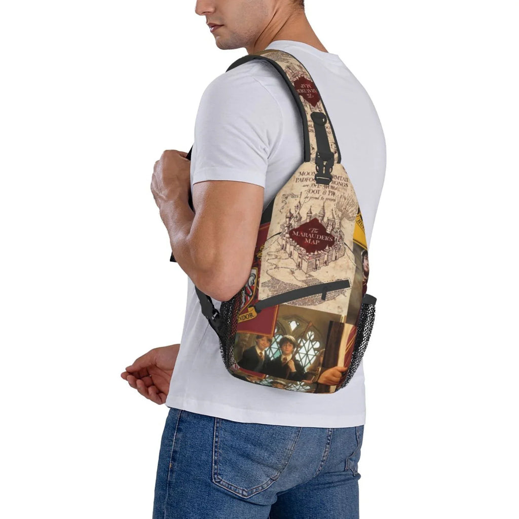 Sling Adults Chest Teen Logo Bag Backpack Men Bags Daypack Potter Harry Diagonally Women Crossbody Travel For