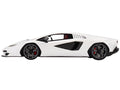 Top Accents design Speed Bianco Diecast 800-4 Car 1/18 by LPI with Lamborghini Countach Siderale White Black