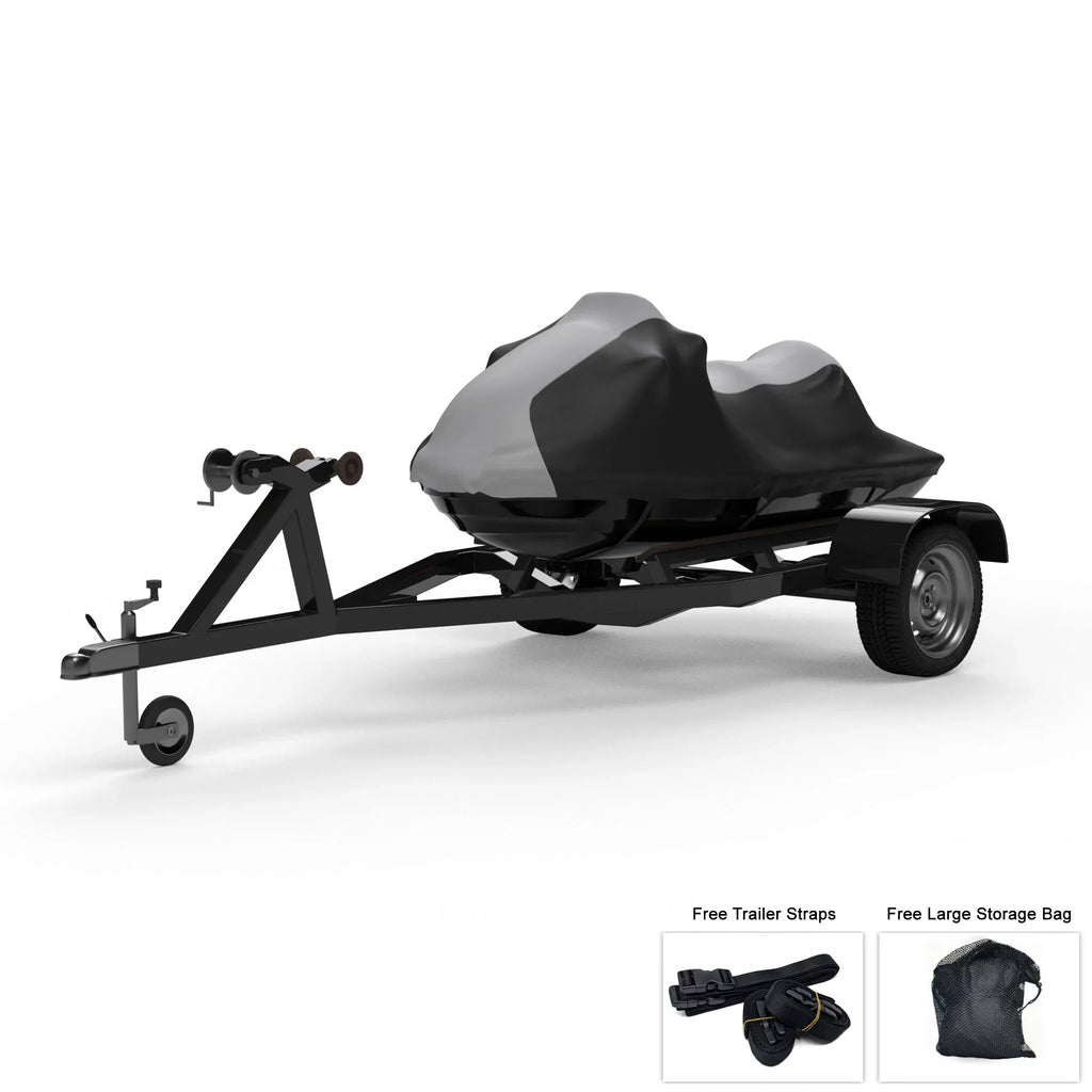300X Weather 2007-2013 Black Trailer Color For Jet Straps Rain, Trailerable from KAWASAKI Weatherproof Storage Ski And Cover - More! GRAY All Ski Sun, Includes And / - Protects - - Bag Jet Ultra