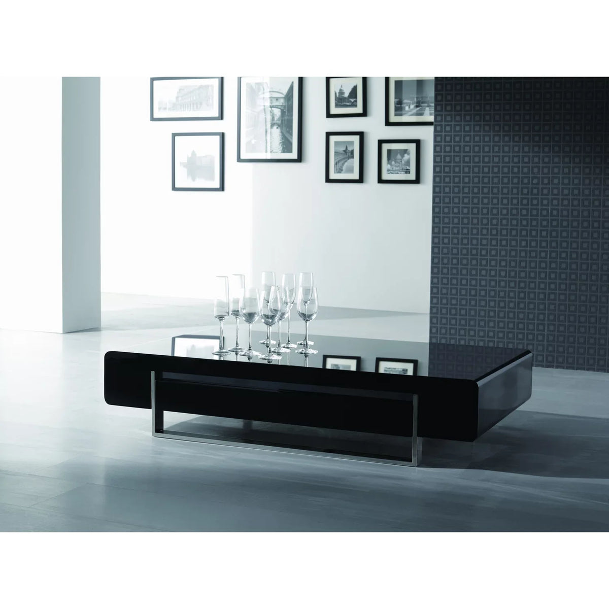 J&M Dark Furniture Modern in Table Coffee Oak 902A