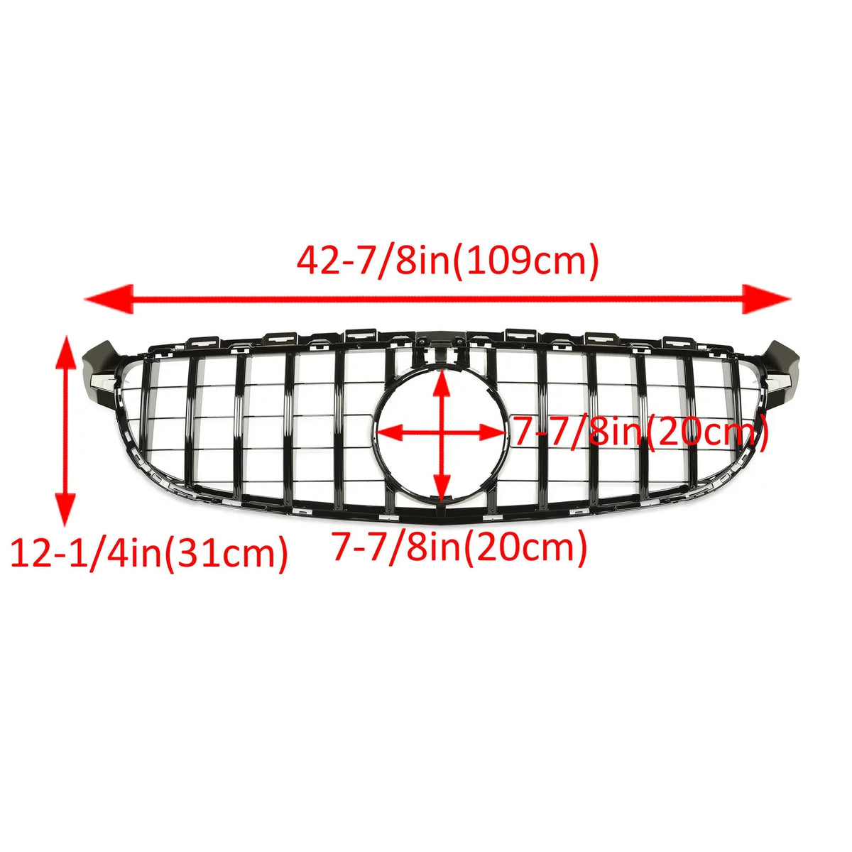 2017 Painted Black Or Camera for C63 Bumper Mercedes Cover Front Both with design W205 2018 2015 without 2016 for AMG Kojem Benz S Grille