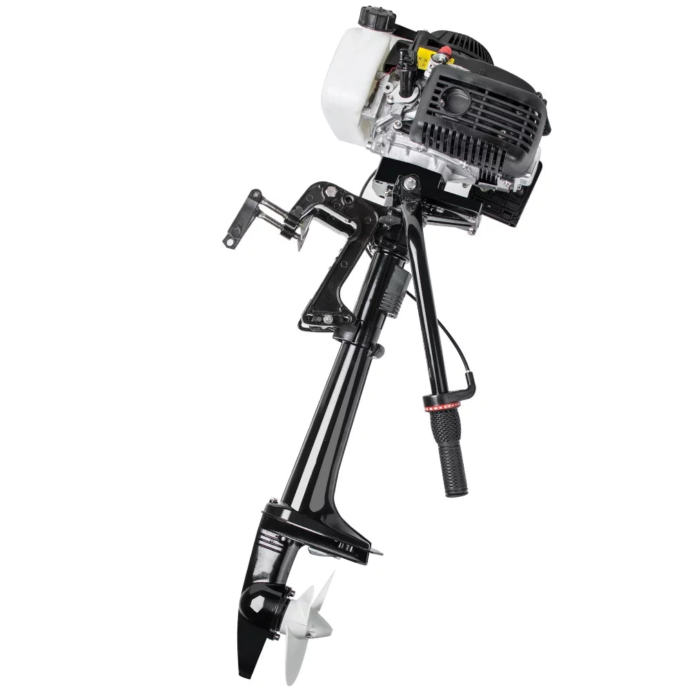 Boat 3.6 setup Air 55CC With Engine 4 Stroke Cooling Outboard Motor