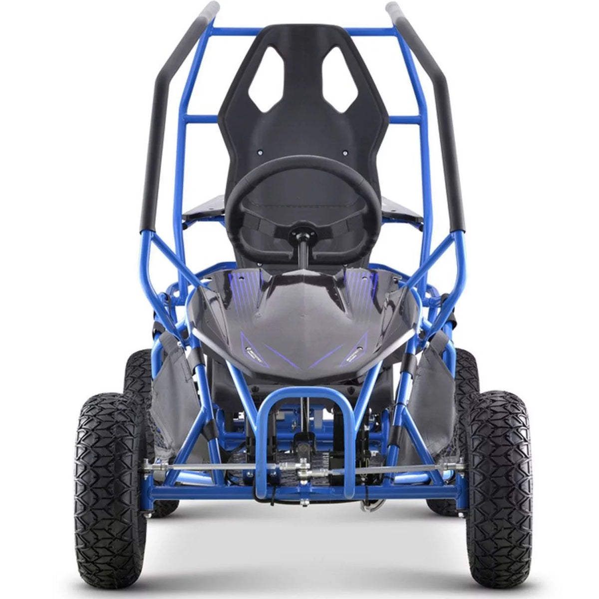 Blue 36v Kart 1000w Electric MotoTec Maverick Go