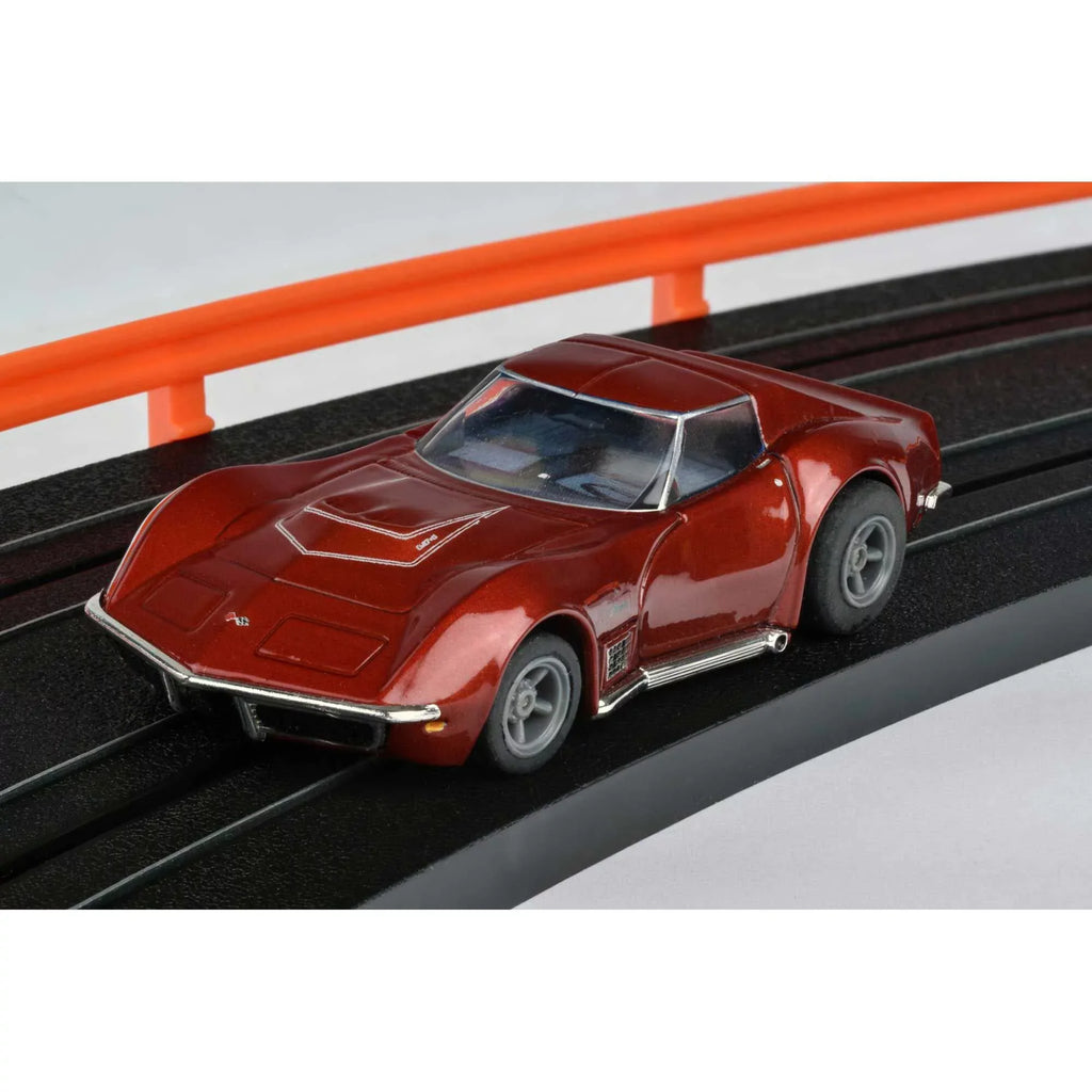 Red Racing LT1 AFX22038 AFX/Racemasters HO Cars Slot 1970 Corvette Metallic