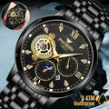 Luxury Wristwatch Classic Waterproof Quartz Men's Steel Stainless Watch Luminous