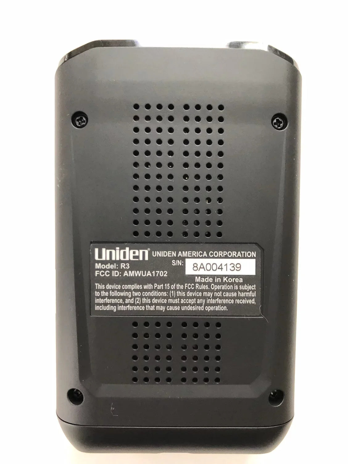 Detector/Laser R3DSP Extremely Radar Uniden Long-range GPS With Detector