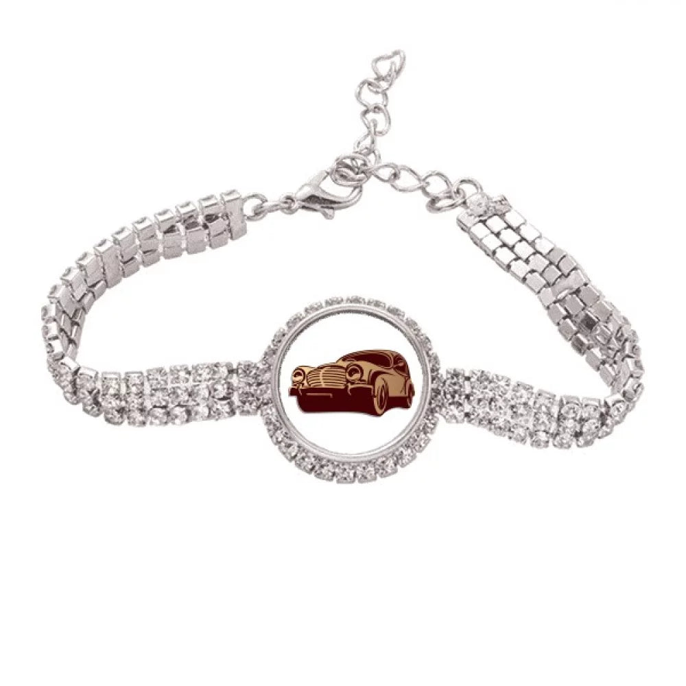 Jewelry Cars Anklet Red Bracelet Diamond Deep Outline Classic Pattern Chain Tennis