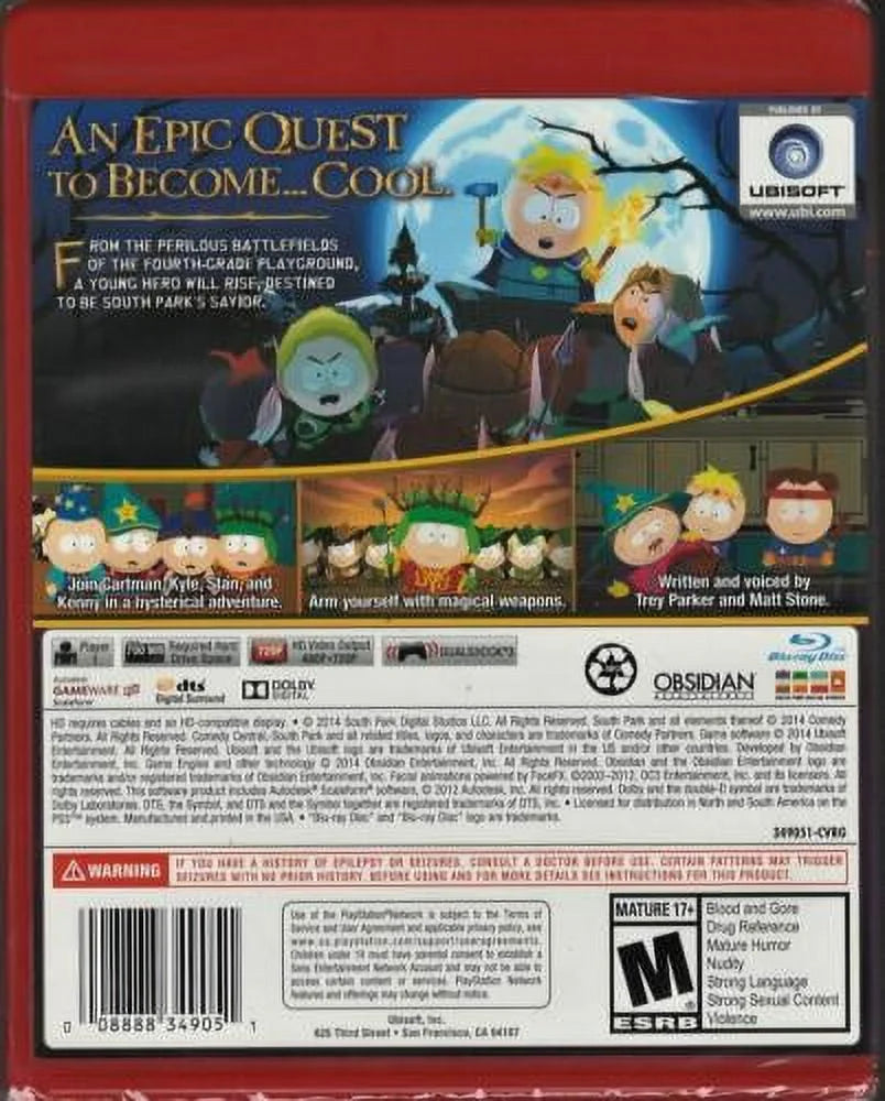 Stick (Greatest of (Brand Park: Truth Factory New The Hits) South US Sealed PS3