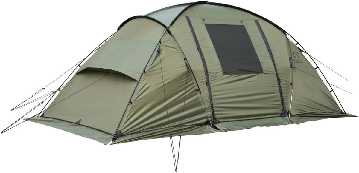 Weatherproof with Tent Durable Room Camping Easy Setup Tent Person Screen 2/3/4/5/6 Divider, Glamping Tent, with with Family Porch, Large YANPO Tent Room