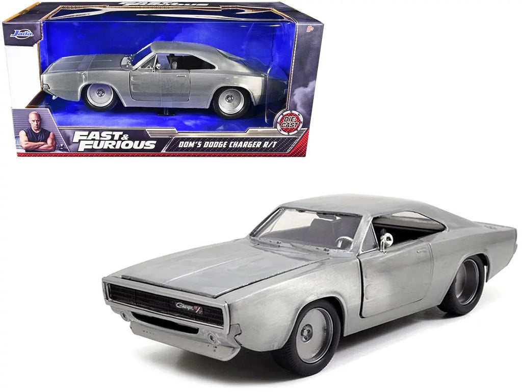 Furious R/T 7" Metal Movie 1970 Bare Dodge Diecast Charger (2015) by Car 1/24 design Dom's & "Fast Jada