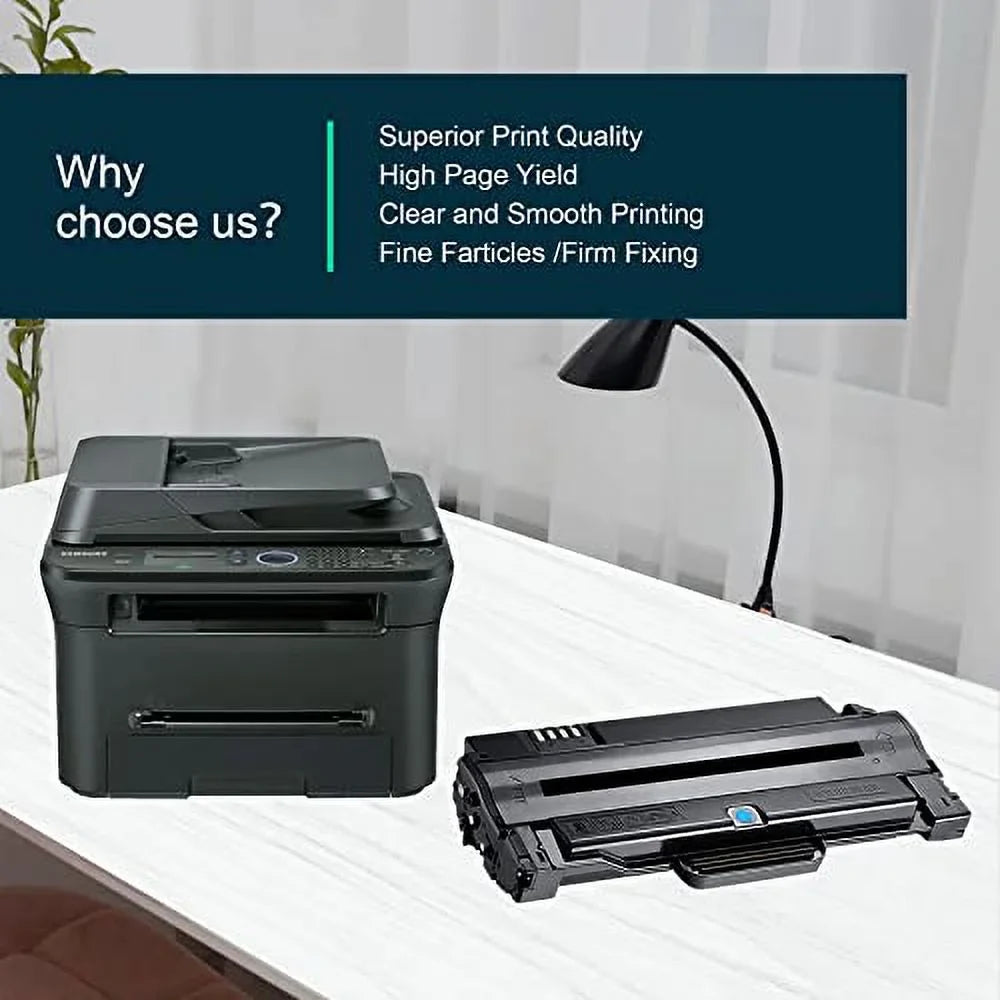 Toner Printer, ML-2525W ML-1915 Black SF-650P for Replacement Cartridge SCX-4623F SCX-4623FN SCX-4623FW MLT-D105L Toner Pack ML-2545 - 2 SF-650 D105L MLT-D105L ML-2525 105L