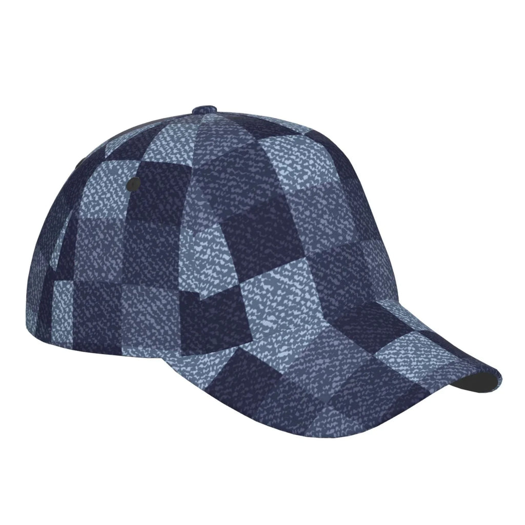 and Balery Gingham Hat(Blue Size for Seasons Adjustable Check) Baseball All Workouts Dad Buffalo Activities Running Outdoor Cap