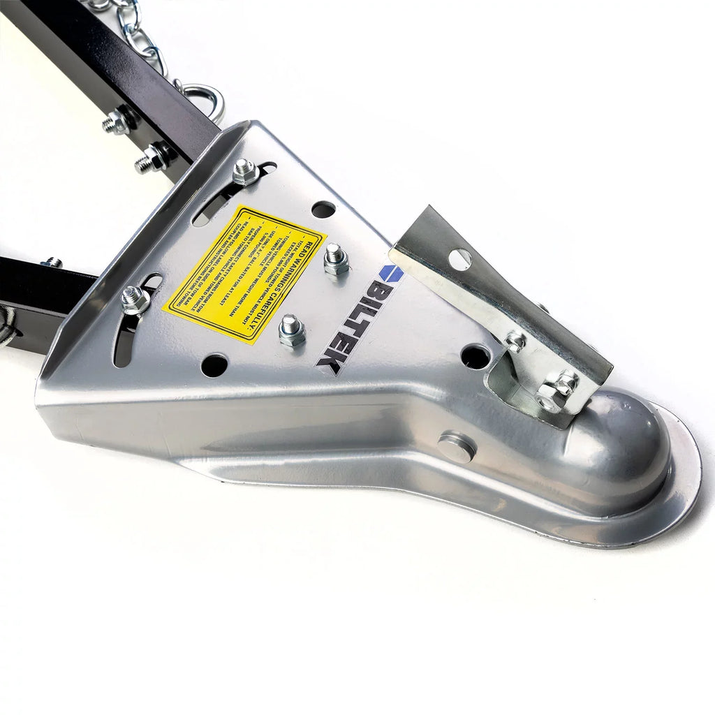 Universal lbs. Trailer Towing Ball with Tow 2x Adjustable Chains 2" Hitch, Capacity 5000 for Bar Safety Biltek