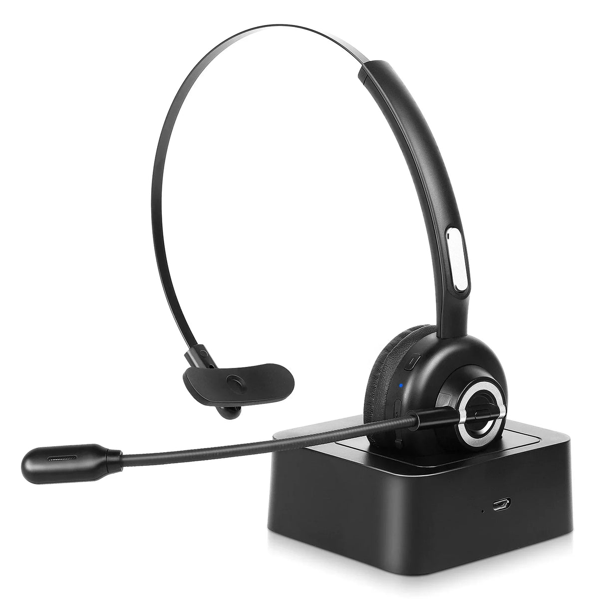 Comfortable Bluetooth Charging Dock Headset Mic Cell Base Mute Function Noise Charging with With for Headset Headset, Wireless Wireless Phone UX-M97 Microphone, Isolation K8 with
