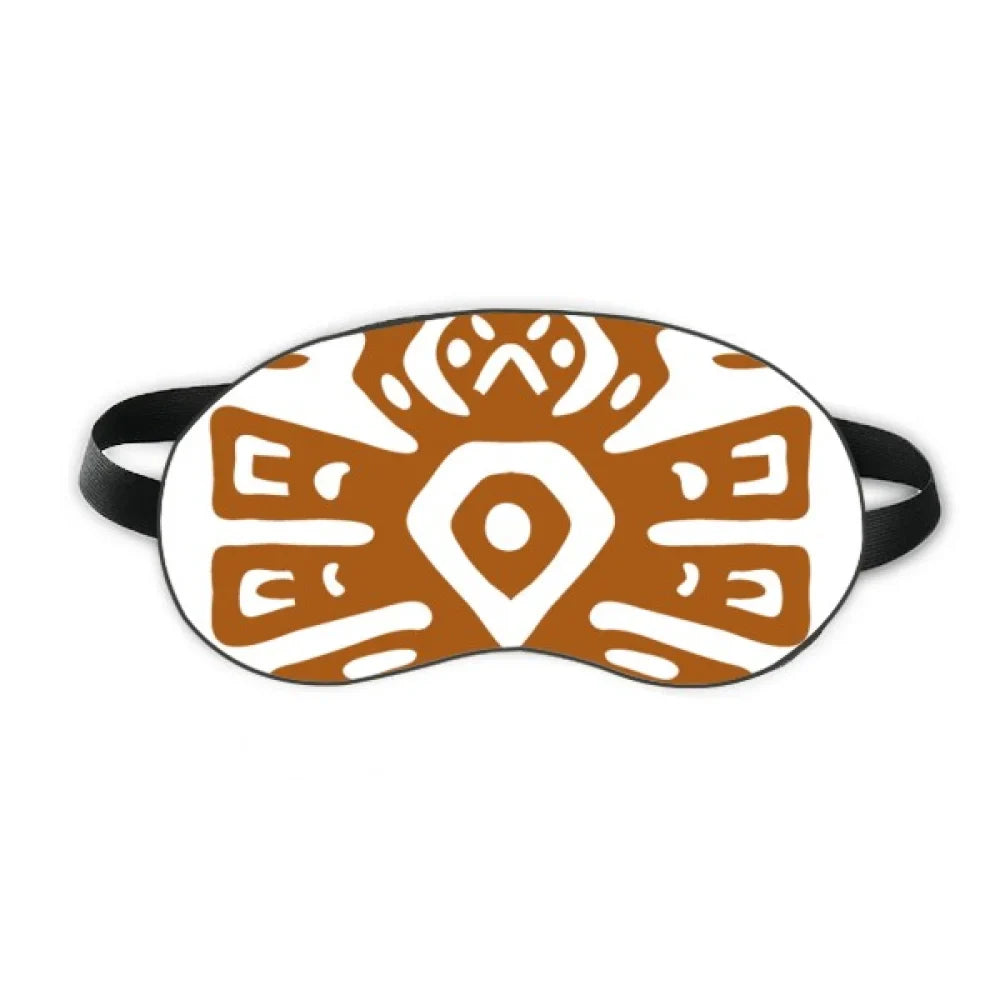 Mexican Cover Ancient Mexico Night Sleep Totems Shield Soft Shade Civilization Blindfold Eye