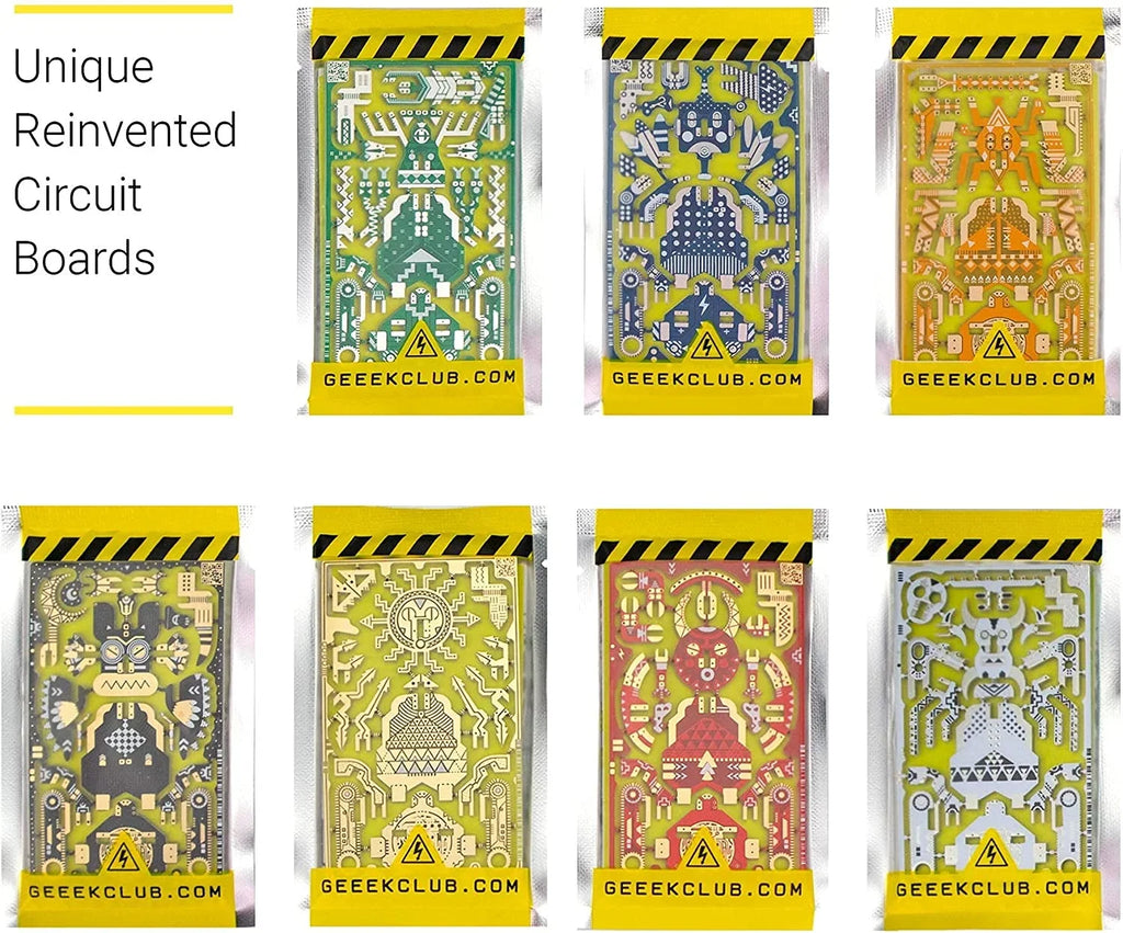Circuit Voodoo full 7 ROBOTS set Printed Boards