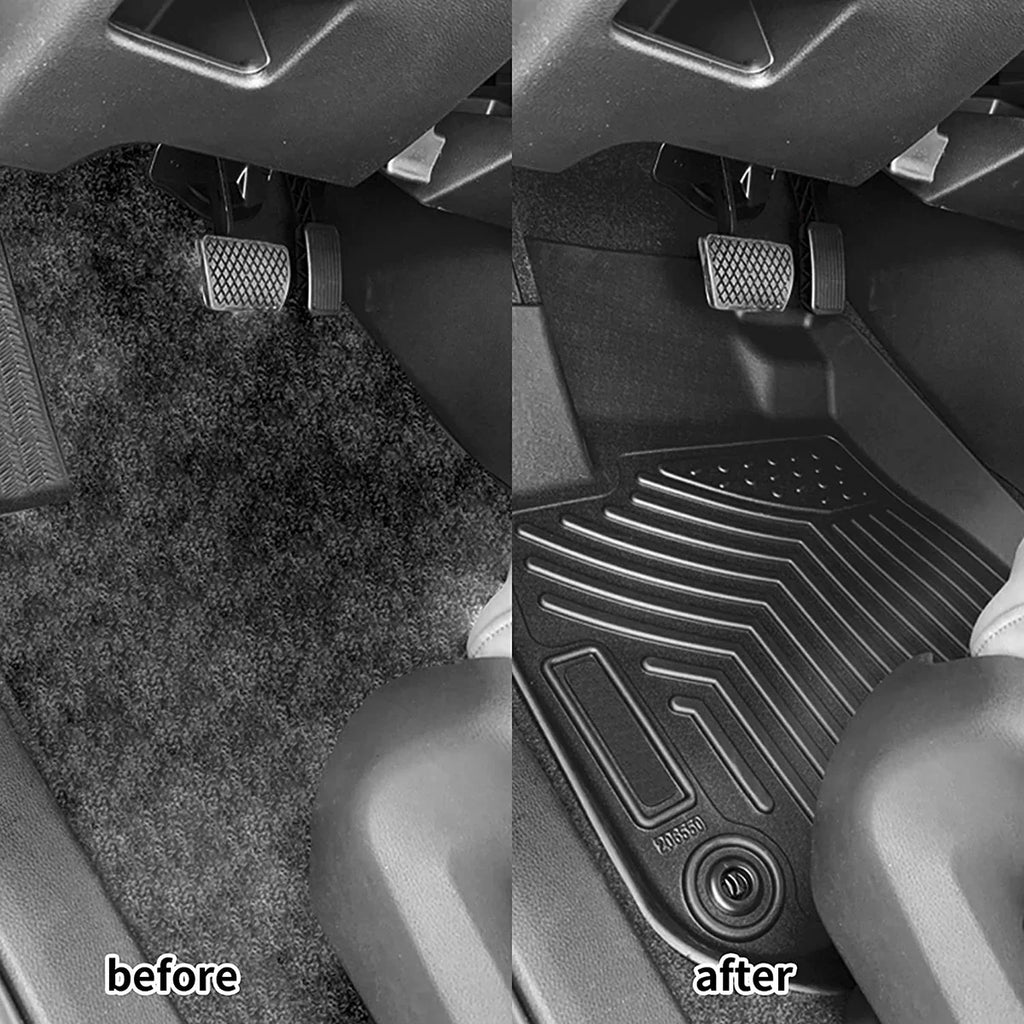 Floor 2020 Ram TPE Cab for 2021 Set Front 2024 Rear Ledkingdomus 2023 1500 All-Weather Mats 2022 Crew and Dodge 2019 Rubber