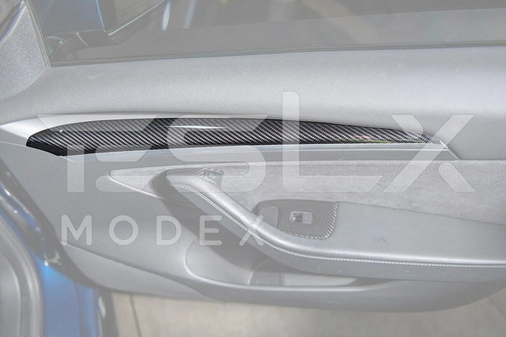CARBON Front 2020-Up design FIBER 2020-2023 Panel Factory TESLA Door Trim Interior Replacement For design Y Pair 3 Cover & Style