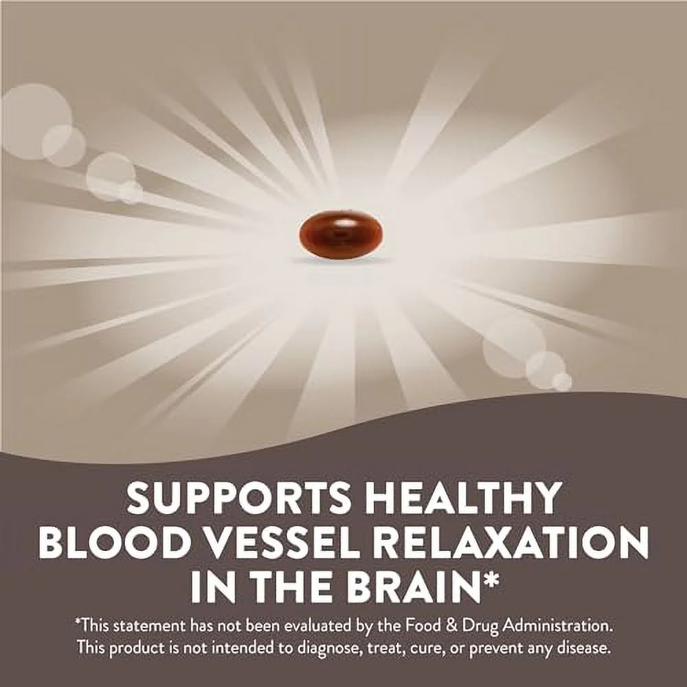 in Patented Petadolex Brain 60 Health Pro-Active, with Relaxation Blood Softgels the Butterbur*, Way and Vessel Nature's