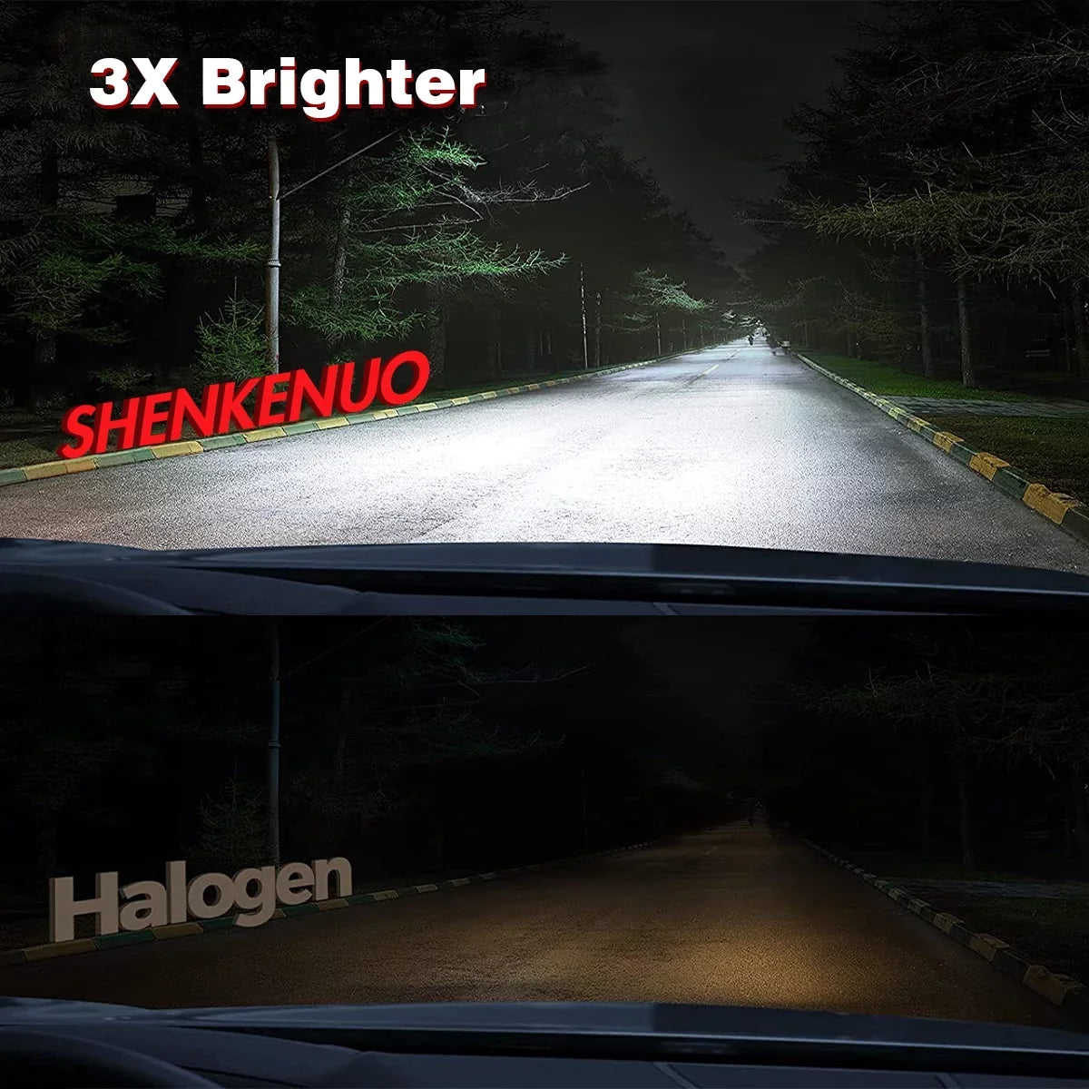 CX-7 9005 Headlight Low Beam 2007-2010 2011 2012 Combo Mazda H7 Kit High LED For