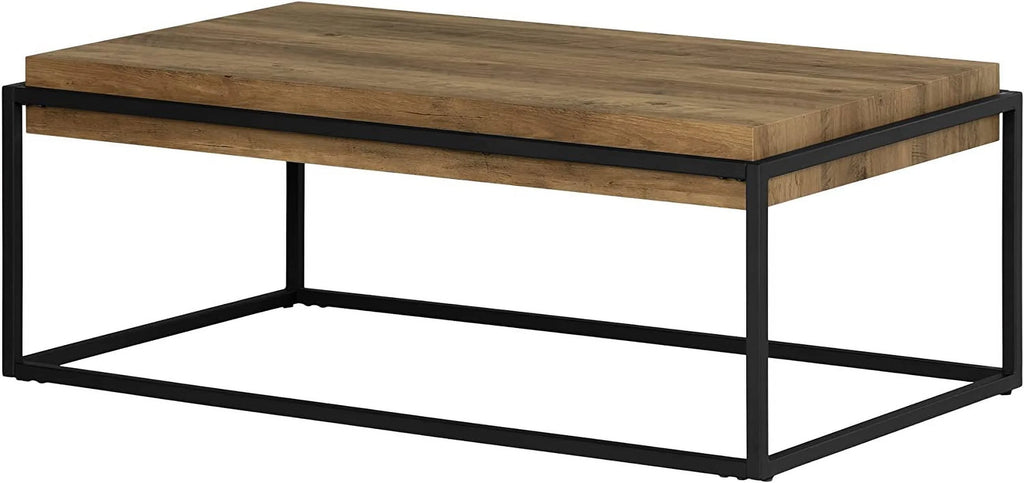 Industrial Modern Table, Acacia Mezzy Coffee Brown