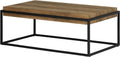 Industrial Modern Table, Acacia Mezzy Coffee Brown