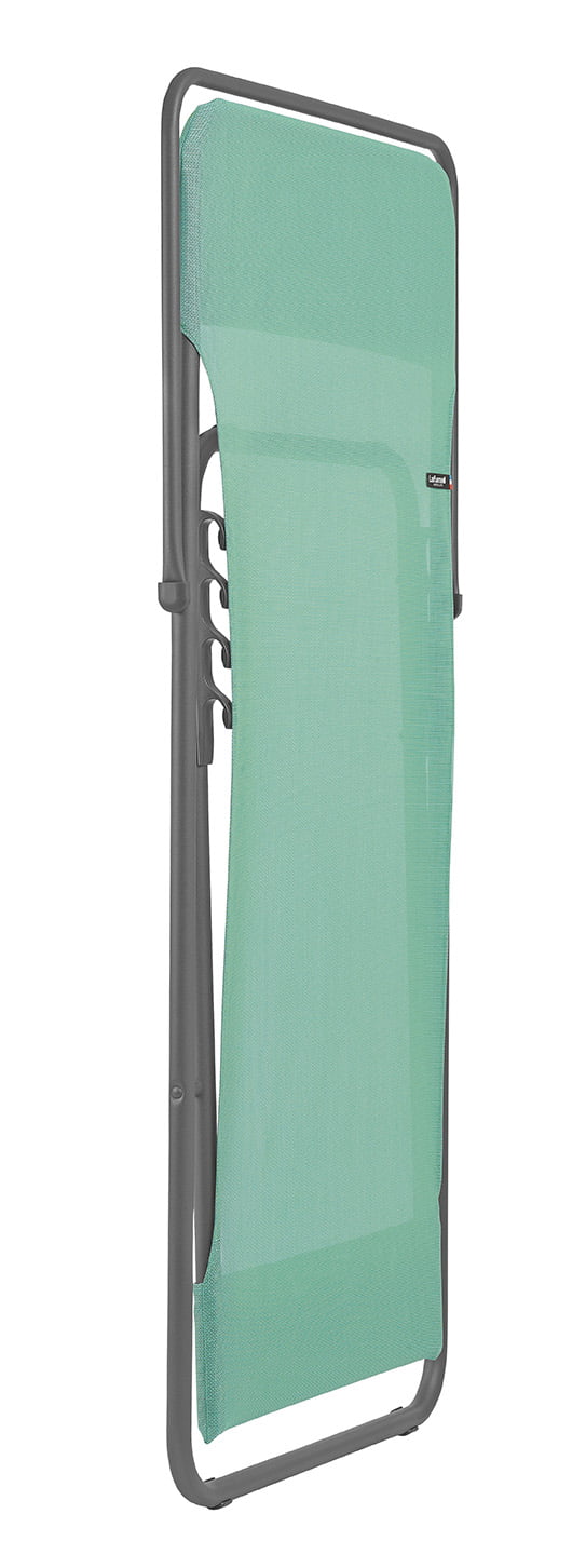 Basalt Fabric Set of Menthol Folding Frame - - Sling 2 Chair Steel -