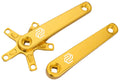 '- BCD, Crank Spindle JIS 150mm, SQ-1 Promax Interface, Taper Arm Set Square Gold 110mm