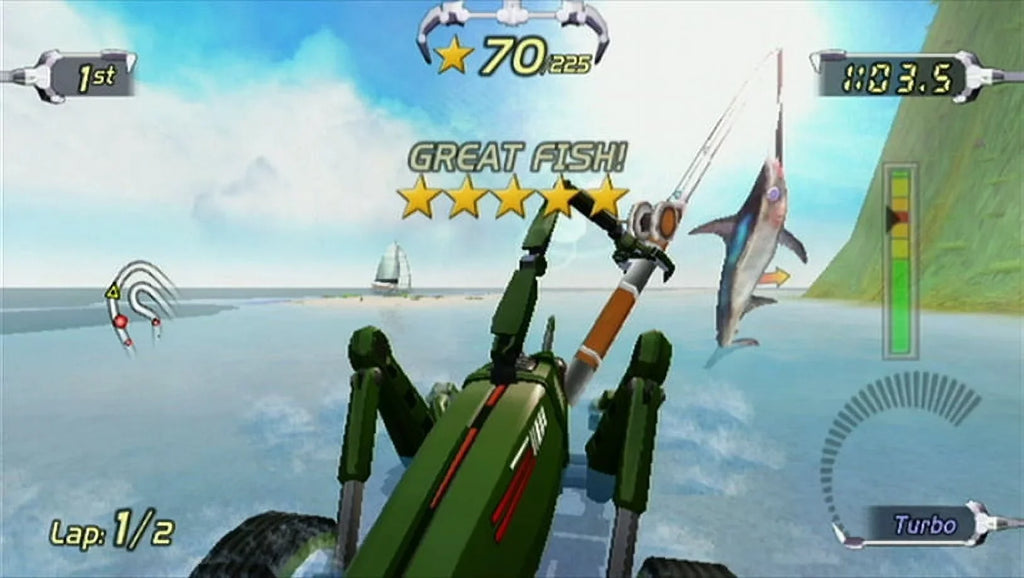 Wii Trick Nintendo Racing Excitebots: -