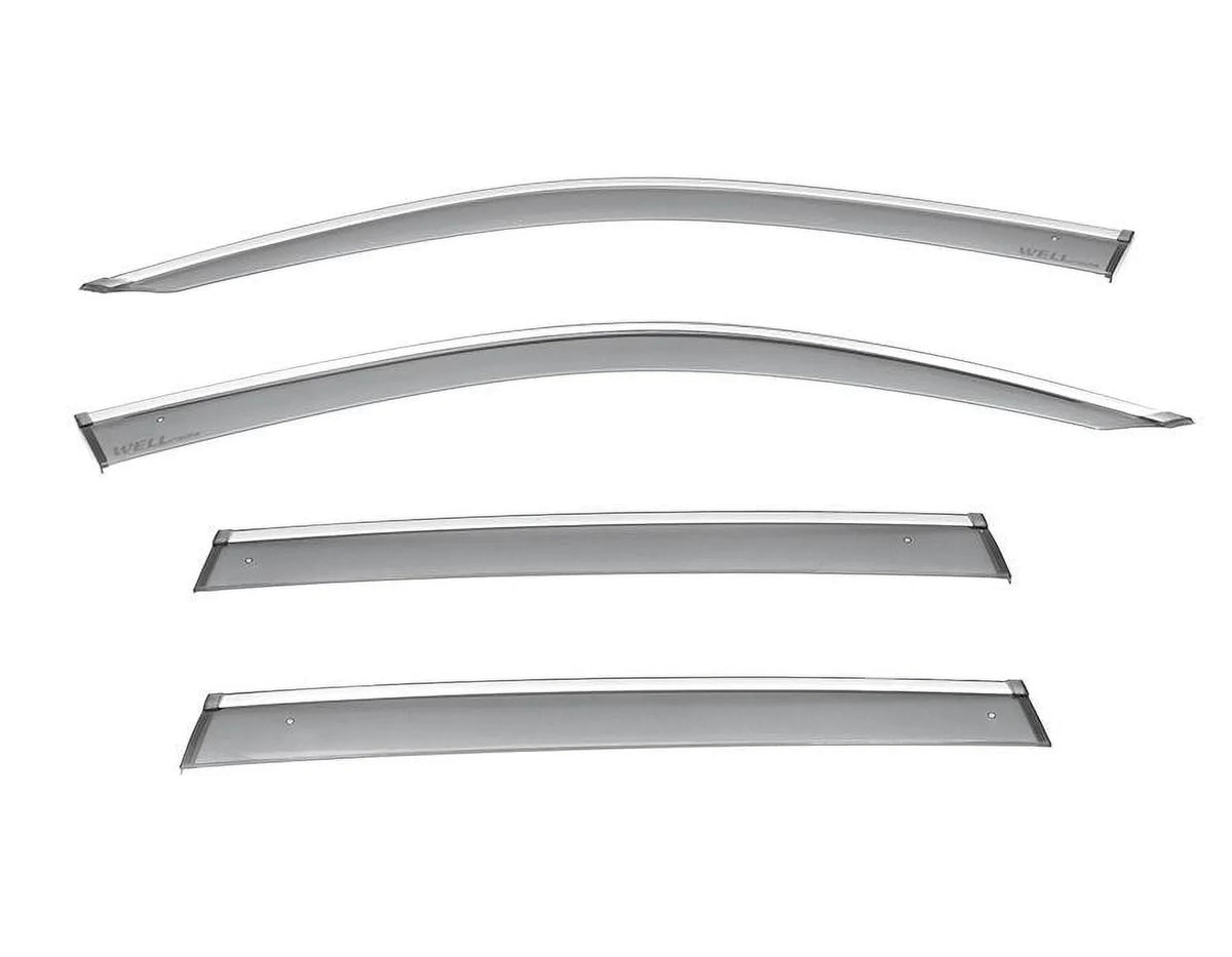 Trim 2018 2020 Wellvisors Rain 2022 BMW Side Chrome X3 Visors Deflectors 2023 / Window Guard G01 2024 3-847BM018 Wind 2021 2019 for With