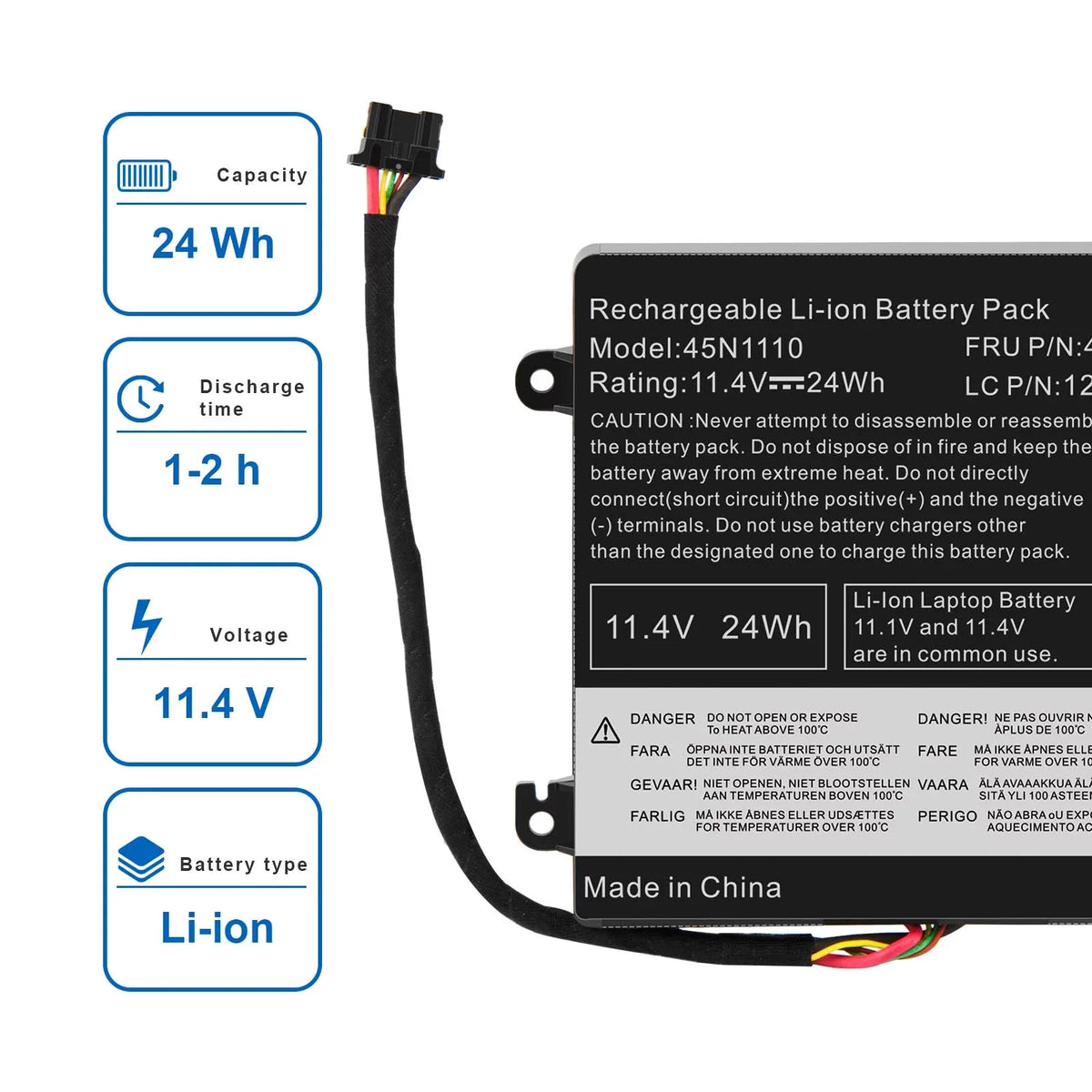 For T450S 45N1108 Battery T460 ThinkPad