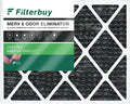 MERV 8 Activated Carbon Eliminator AC Pleated Filterbuy (1-Pack) Air 20x24x1 with HVAC Odor Furnace Filters